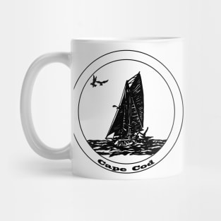 Cape Cod - Gaff Rigged Cutter Sailboat Mug